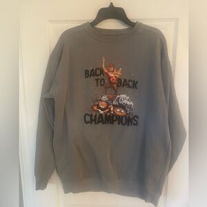 University of Georgia Kirby Smart Back to Back Champions Sweatshirt